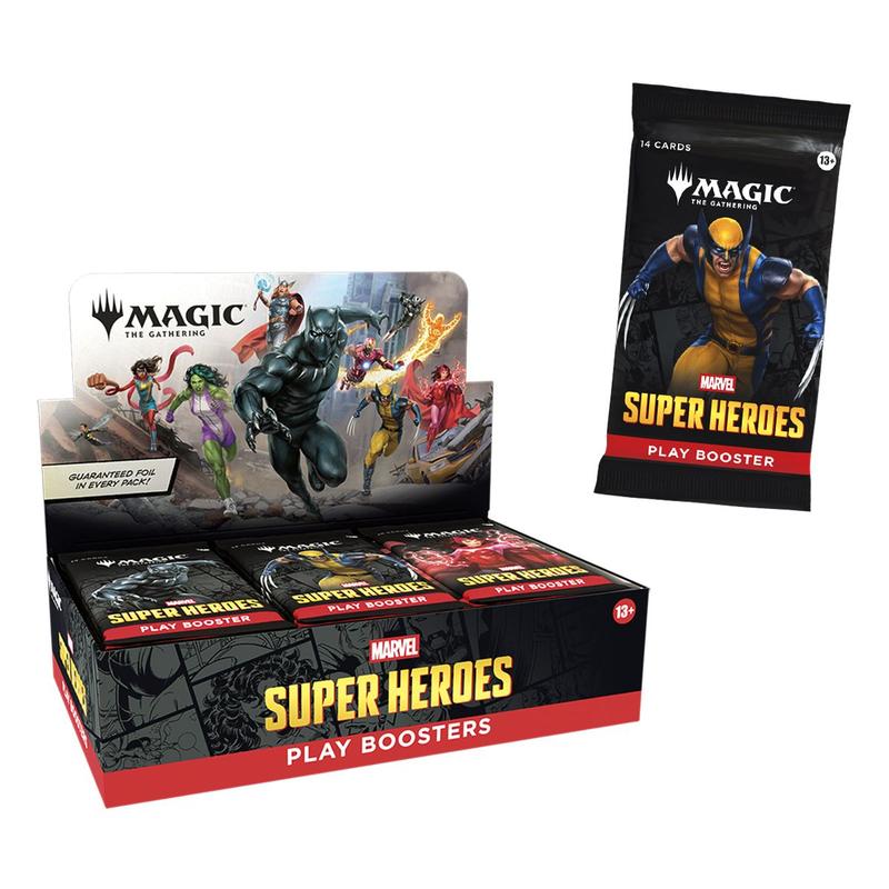 Magic The Gathering Marvel Super Heroes Play Booster Box 30 Packs